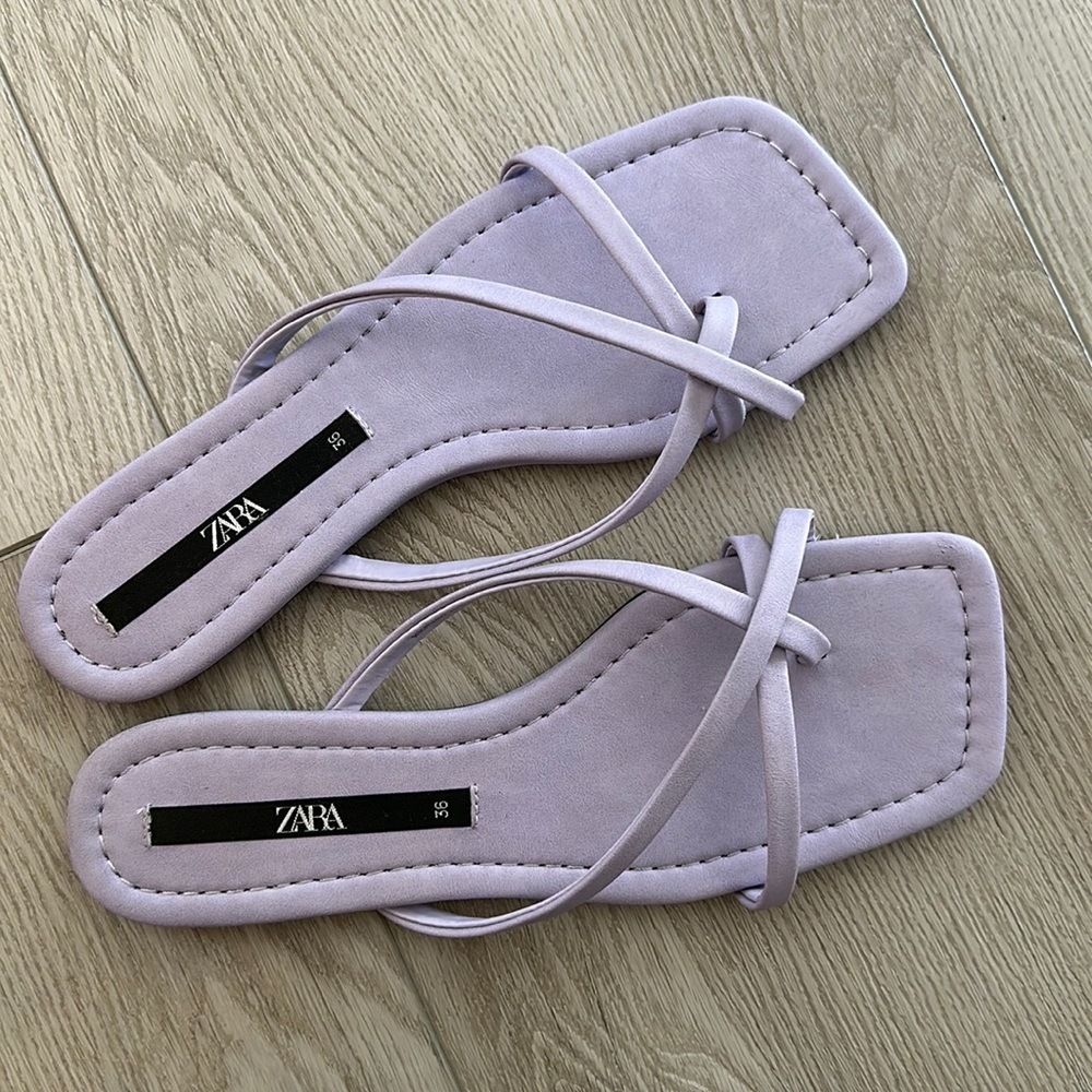 ZARA purple sandals - Size 5.5 or 6 / Size 36